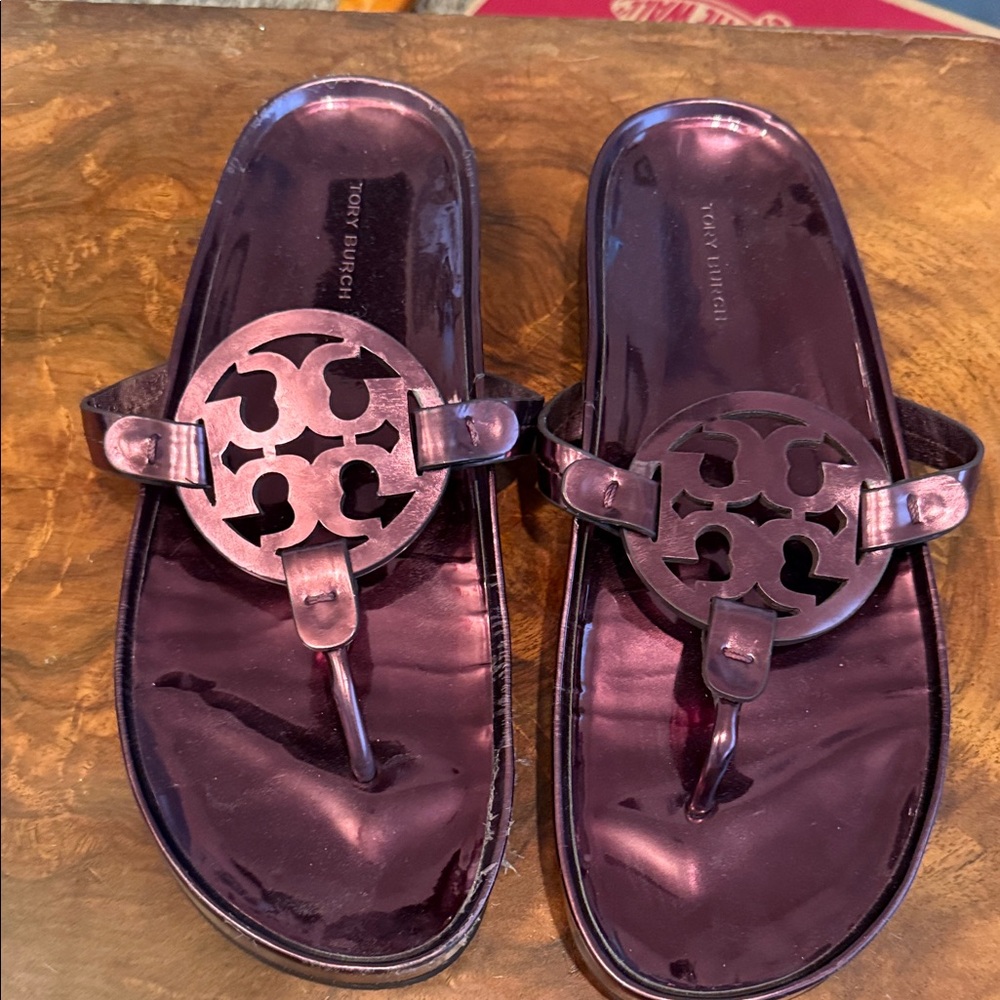 Tory Burch Women's Dark Purple Sandals